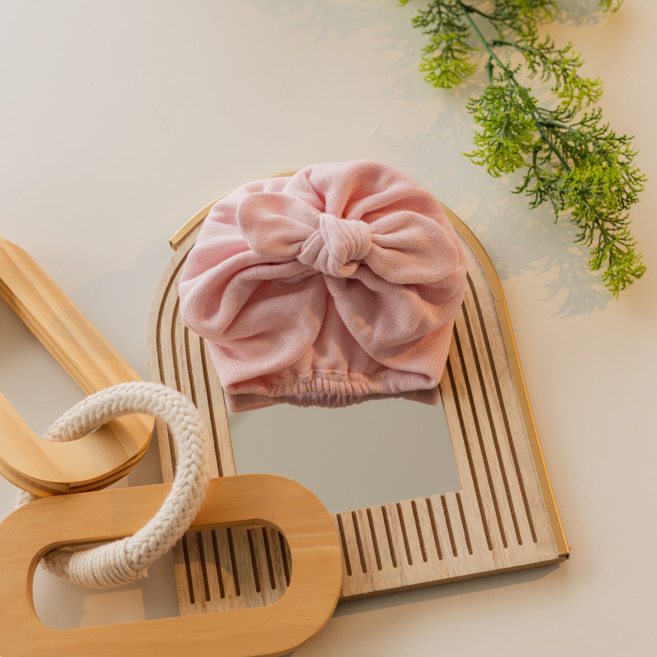 Turbante de linha- Rosa